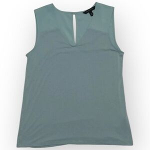 Banana Republic Women’s Sleeveless Open Slit Blouse - Small - Turquoise P160